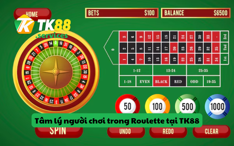 Tâm lý người chơi trong Roulette tại TK88
