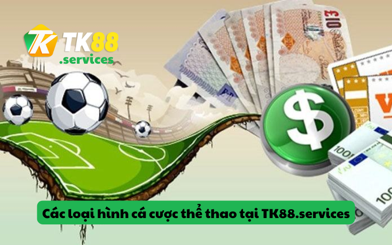 Các loại hình cá cược thể thao tại TK88.services